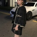 Women's Short Coat and Skirt B1122 3