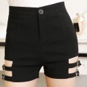Women's Shorts with Buckles A714 2