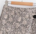 Women's Shorts with Snake Pattern A709 4