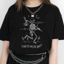 Women's Skeleton Print T-Shirt 8