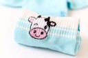 Women's socks with the inscription MILK and a cheerful design Higher socks above the ankle in the style of a milk carton Cotton Size EUR 34–42 1 16