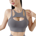 Women's Sports Bra Sports Top with Push-Up Effect Sports Breathable Bra 6