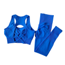 Women's Sports Set with Leggings and Sports Bra, Plain Colour, Nylon, Spandex, Comfortable and Stylish for Fitness and Exercise 7