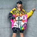 Women's Spring Jacket with Print P1739 2