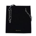 Women's Square Shoulder Bag Handbag with Metal Chains Artificial Leather PU Minimalist Flat Shape 25 x 28 x 10 cm 8