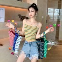 Women's Striped Crop Top 9