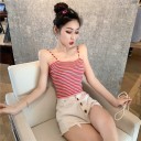 Women's Striped Crop Top 10