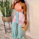 Women's Striped Sleeveless Jumpsuit 2