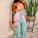 Women's Striped Sleeveless Jumpsuit 3