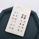 Women's Stud Earrings 12 Pairs G1133 2