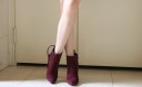Women's Suede High Heel Ankle Boots J3229 22