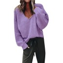 Women's Sweater with Deep Neckline 6