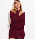 Women's Sweater with Dropped Shoulders J2450 5
