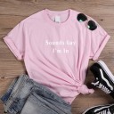 Women's T-shirt with Funny Print B160 9
