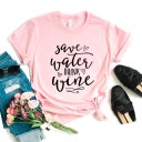 Women's T-shirt with Humorous Print B316 4