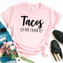 Women's T-shirt with Taco Print 5