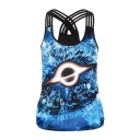 Women's Tank Top with Space Motif 4