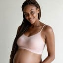 Women's Thin Wireless Bra with V-Neck and Low U-Back with Thin Straps and Smooth Edges for Everyday Wear 5