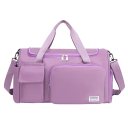 Women's Travel Sports Bag Oxford 47 x 26 x 20 cm Bag with Shoulder Strap Handles Practical Shoe Compartment 7