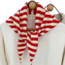 Women's Triangle-Shaped Scarf Striped Warm Scarf Made of Polyester, Wool, Acrylic, Viscose and Nylon Modern Autumn and Winter Fashion Accessory 2