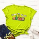 Women's Vegetable Print T-Shirt 3