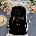 Women's Velvet Coat 2