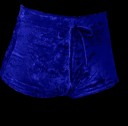 Women's Velvet High-Waisted Shorts J3228 3