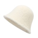 Women's Warm Wool Hat Universal Size Wool Polyester Soft Warm Winter Hat Elegant Accessory for Autumn and Winter 2