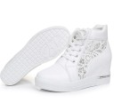 Women's Wedge Sneakers with Lace J1094 4