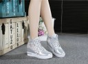 Women's Wedge Sneakers with Lace J1094 7
