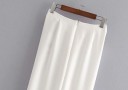 Women's White Skirt with Knot 4