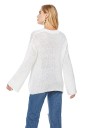 Women's White Sweater G331 3