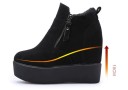Women's Winter Ankle Boots on Platform - Black 6
