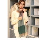 Women's Winter Checked Scarf J804 7