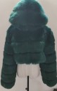 Women's Winter Coat Made of Faux Fur P1481 7