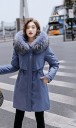 Women's Winter Coat with Fur P1658 6