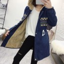 Women's Winter Denim Jacket P2358 5