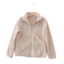 Women's Winter Jacket Made of Polyester Warm Plush Jacket with High Stand Collar Zip Fastening Soft Warm Material Comfortable Winter Clothing 13