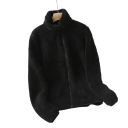 Women's Winter Jacket Made of Polyester Warm Plush Jacket with High Stand Collar Zip Fastening Soft Warm Material Comfortable Winter Clothing 6