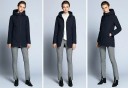Women's Winter Jacket with Hood Protects against Wind, Rain, and Snow Quilted Surface Two-Way Zip Side Pockets Polyester with Cotton 19