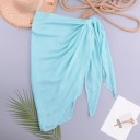 Women's Wrap Mini Skirt P572 4