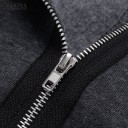 Womens Long Coat with Zip Fastening J1205 9