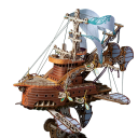 Wooden 3D Puzzle Model of a Spaceship DIY Kit Sci-fi Spaceship Toy for Children and Adults Creative Assembly Model Gift 6