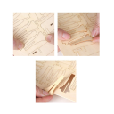 Wooden 3D Puzzle Model Sailboat DIY Kit Boat for Children and Adults Creative Assembly Toy Hand Assembly Decoration and Gift 3