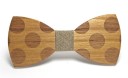 Wooden Bow Tie with Dots J646 3