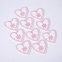 Wooden Christmas Ornaments 10 pcs C585 35