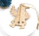 Wooden Christmas Ornaments 3 pcs 25