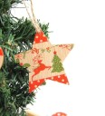Wooden Christmas Ornaments 9 pcs 25