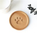 Wooden Coaster with Paw 7