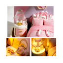 Wooden Dollhouse 11.5 x 9 x 9 cm Mini DIY Construction Kit with Furniture and Cover 3D Puzzle Handcrafted Miniature Decoration Gift 2